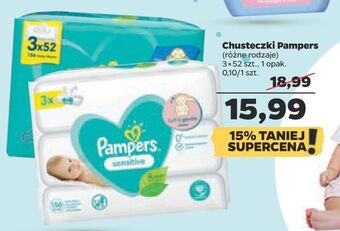 Netto Chusteczki nawilżane pampers fresh clean oferta