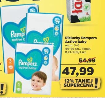 Netto Pieluszki dla dzieci maxi 4 pampers active baby oferta