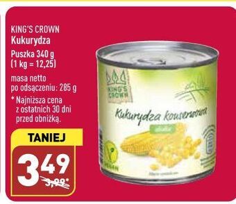 Kukurydza konserwowa king's crown (aldi)