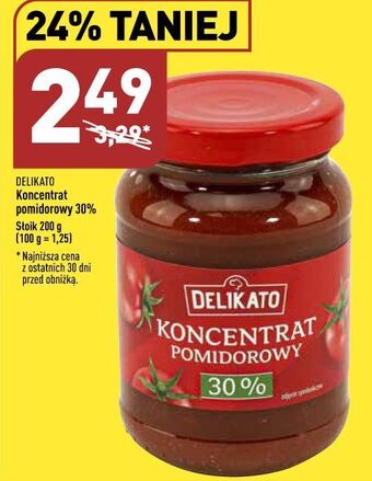 ALDI Koncentrat pomidorowy delikato oferta