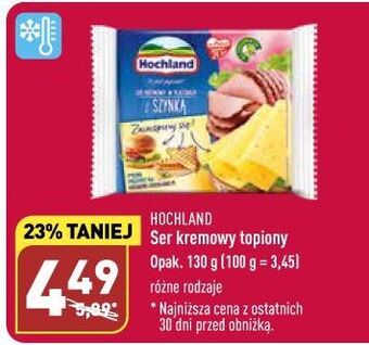 ALDI Ser topiony z szynką hochland oferta