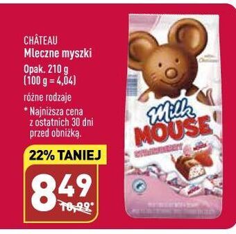Mleczne myszki karmelowe chateau