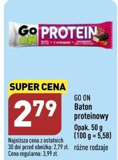 Baton proteinowy żurawinowy 25% sante go on! protein