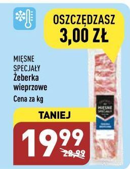 Żeberka wieprzowe ekstra mięsne mięsne specjały zawsze świeże (aldi)