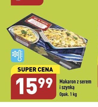 ALDI Makaron z serem i szynką oferta