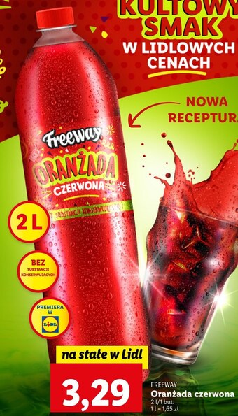 Lidl Oranżada freeway oferta