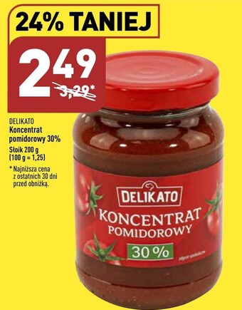 ALDI Koncentrat pomidorowy delikato oferta