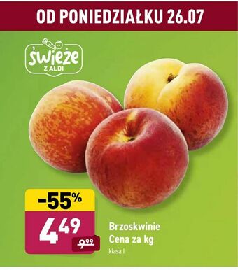 ALDI Brzoskwinie oferta