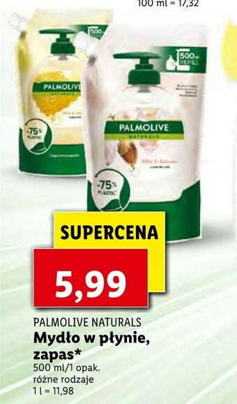 Lidl Mydło w płynie, zapas oferta