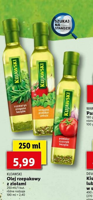 Lidl Olej rzepakowy z ziołami oferta
