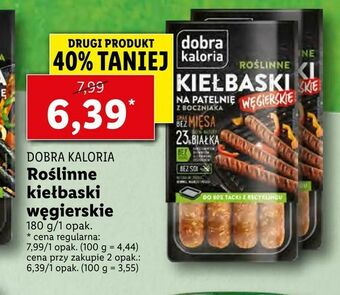 Lidl Roślinne kiełbaski węgierskie oferta