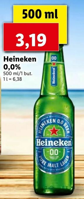 Lidl Heineken 0,0% oferta