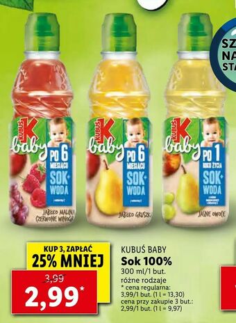 Lidl Sok 100% oferta