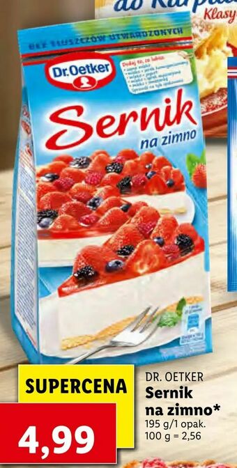 Lidl Sernik na zimno oferta