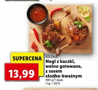 Lidl Nogi z kaczki, wolno gotowane, z sosem słodko-kwaśnym oferta