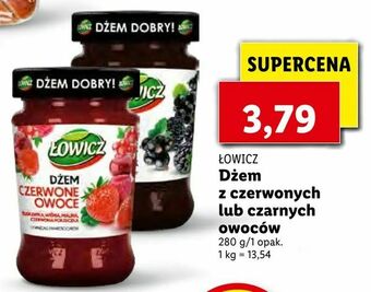 Lidl Dżem z czerwonych lub czarnych owoców oferta