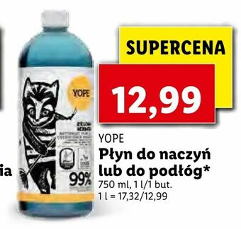 Lidl Płyn do naczyń lub do podłóg oferta