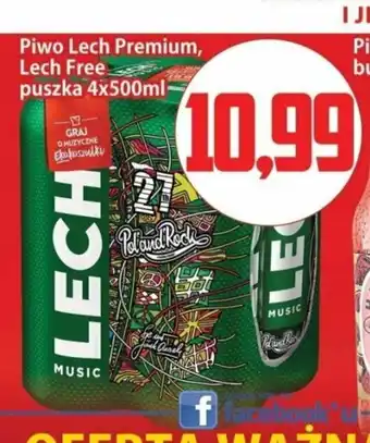 Kupiec Piwo Lech Free 4x500ml oferta