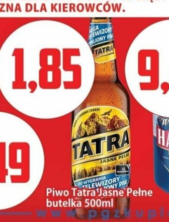 Kupiec Piwo Tatra Jasne Pełne 500ml oferta