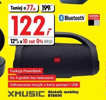 Media Expert XMUSIC Głośnik mobilny BTS600 oferta
