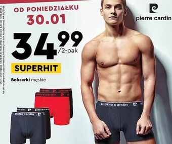 Biedronka Bokserki męskie pierre cardin paris oferta
