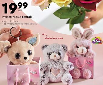 Biedronka Pluszak walentynkowy 20 cm 4kidz oferta