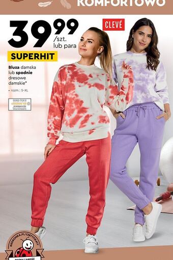 Biedronka Bluza damska s-xl cleve oferta