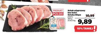 Netto Schab wieprzowy bez kości sztuka mięsa oferta