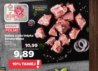 Netto Gulasz z uda indyka sztuka mięsa oferta