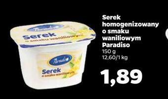 Netto Serek homogenizowany o smaku waniliowym paradiso oferta