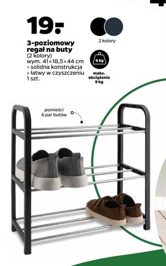 3-poziomowy regał na buty