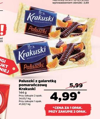 Netto Paluszki z galaretką pomarańczową krakuski oferta