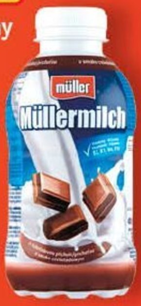 Müller müllermilch napój mleczny o smaku czekoladowym 400 g