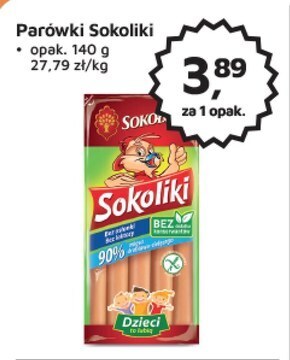 Sokołów sokoliki produkt drobiowy 140 g
