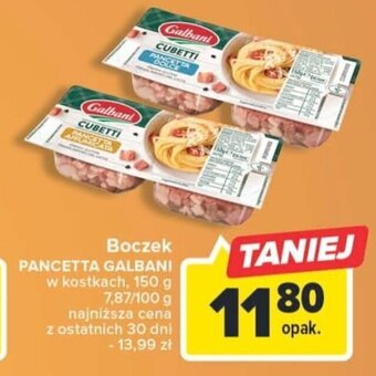 Carrefour Galbani Boczek w kostkach, 150g oferta