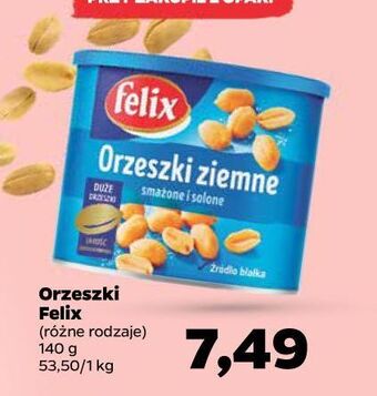 Orzeszki ziemne smażone i solone felix