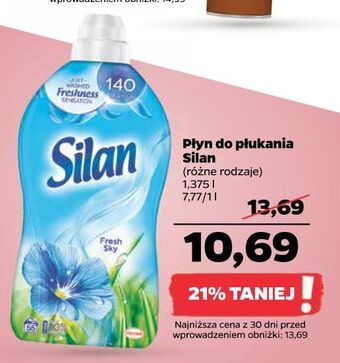 Netto Płyn do płukania fresh sky silan classic oferta