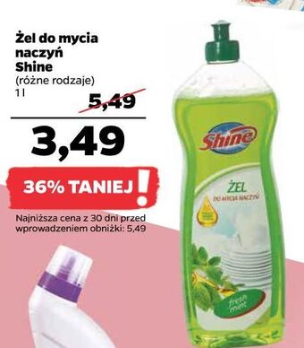 Netto Żel do mycia naczyń fresh mint shine classic oferta