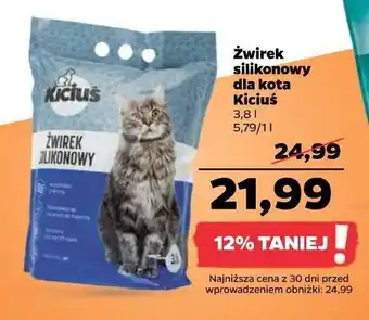 Netto Żwirek silikonowy kiciuś oferta