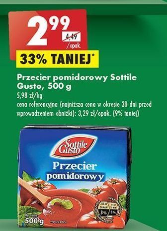Przecier pomidorowy sottile gusto