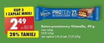 Biedronka Baton proteinowy vitanella oferta