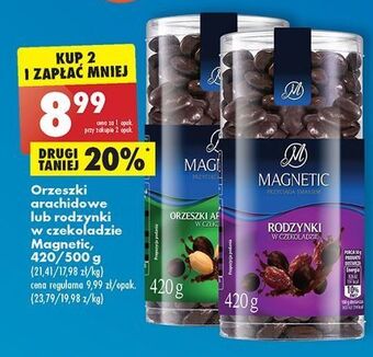 Biedronka Rodzynki w czekoladzie magnetic oferta
