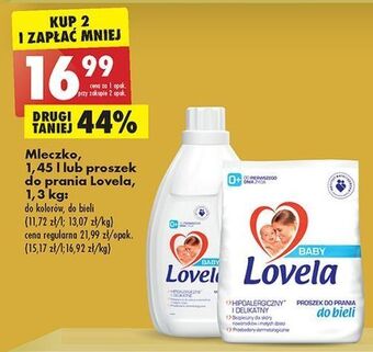 Biedronka Proszek do prania kolorów lovela baby oferta