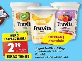 Biedronka Jogurt kiwi fruvita oferta