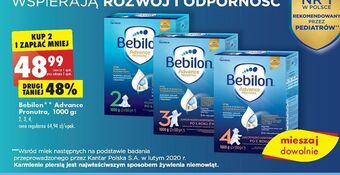 Biedronka Mleko 3 bebilon advance oferta