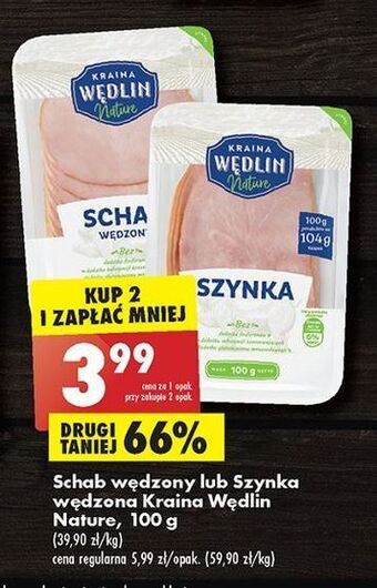 Biedronka Schab wędzony kraina wędlin nature oferta