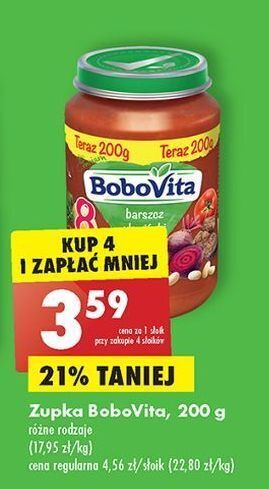 Biedronka Barszcz ukraiński bobovita oferta