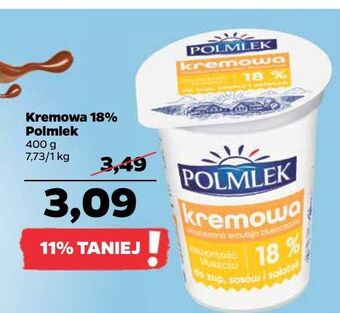 Netto Śmietana kremowa 18% polmlek oferta