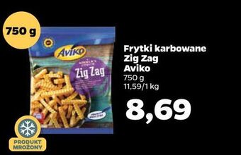 Netto Frytki karbowane aviko zig zag oferta
