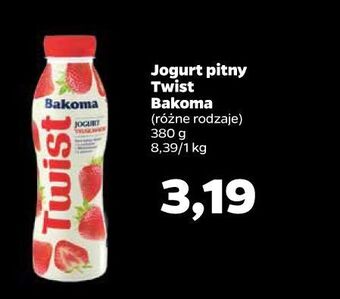 Netto Jogurt truskawka bakoma twist oferta